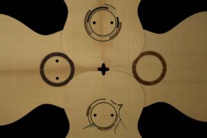Klassische Gitarre Rosette