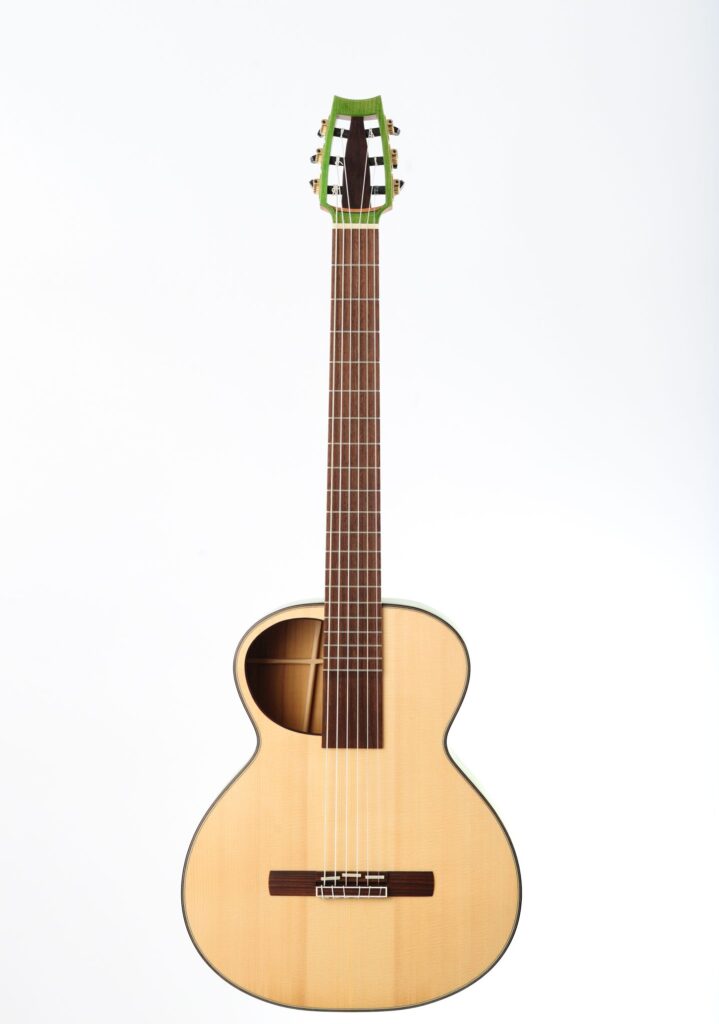 Classical Guitar Santino Quintbass Green